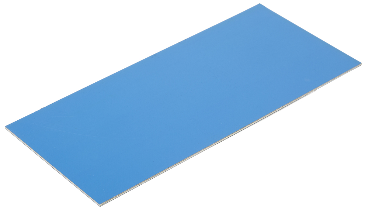 Fortex 03-5109 2 Copper Clad Board Epoxy Glass Fabric Laminate, 100 mm