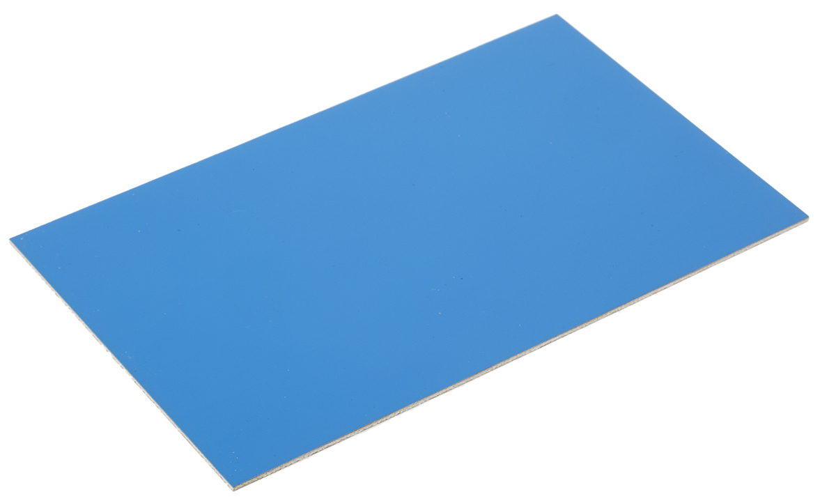 Fortex 03-5128-1 2 Copper Clad Board Epoxy Glass Fabric Laminate With 35 μm Copper Thick, 100 mm