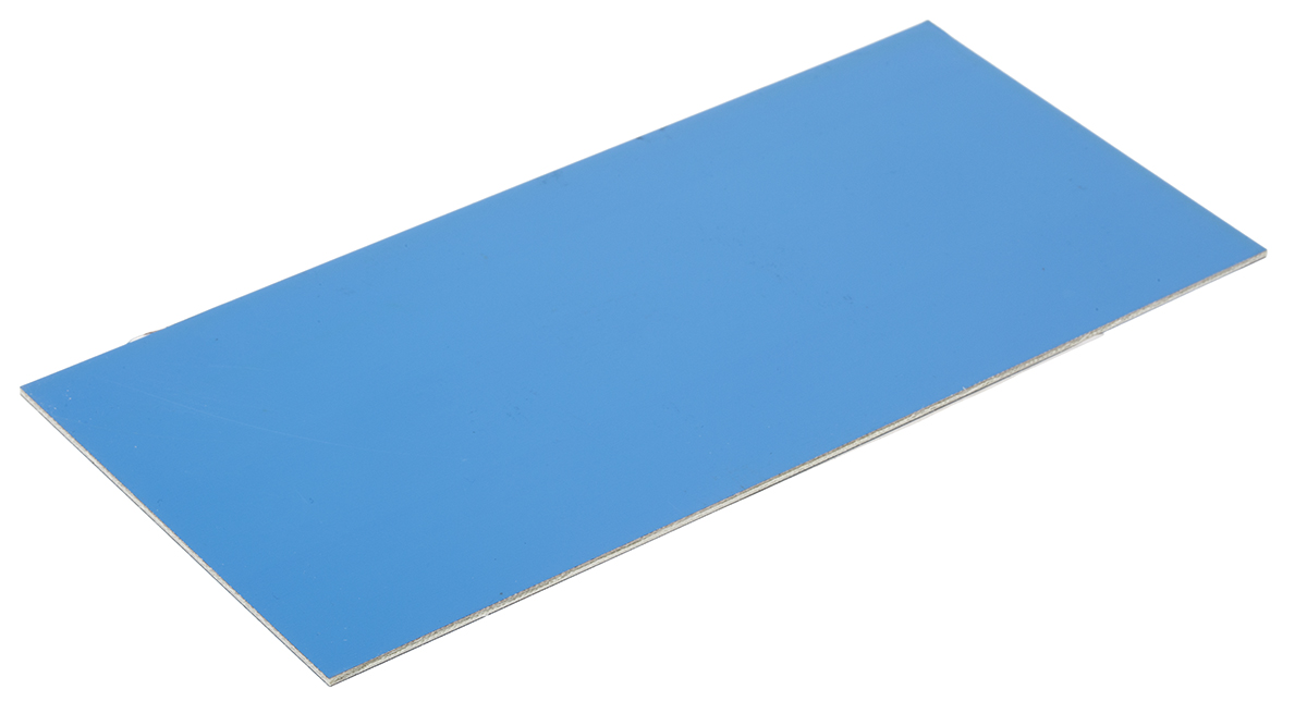 Fortex 03-5189 1 Copper Clad Board Epoxy Glass Fabric Laminate With 30 μm Copper Thick, 100 mm