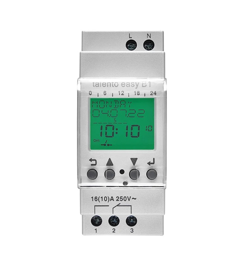 036100011 Grasslin Digital Time Switch, 1-Channel 230 V ac