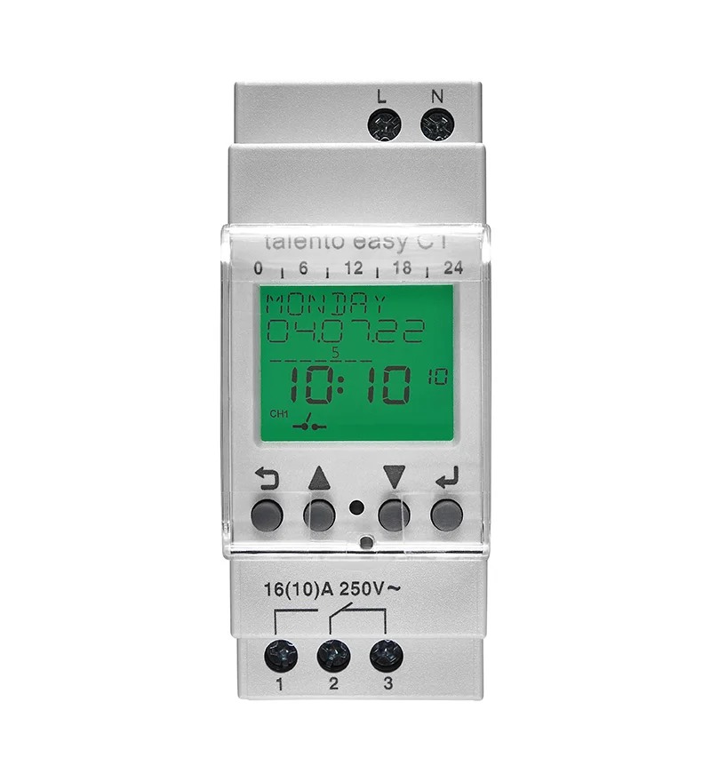 036100021 Grasslin Analogue Time Switch, 1-Channel 230 V ac