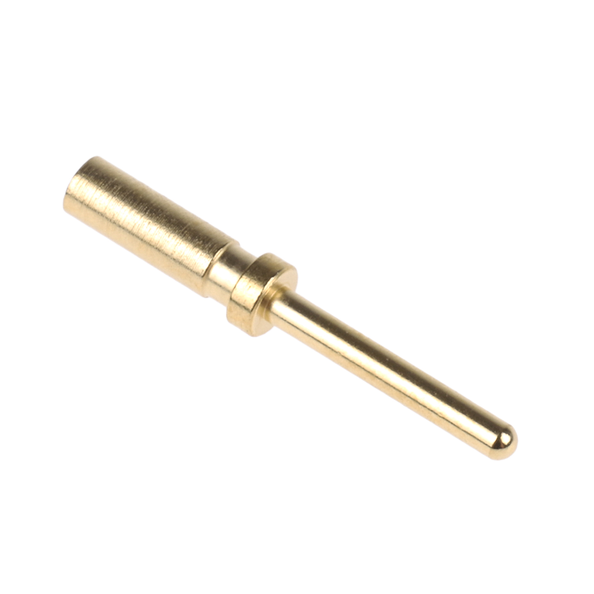 Cinch, Econo D Series, size 20 AWG Male Crimp D-Sub Connector Contact, Gold Flash over Nickel Pin 20 AWG