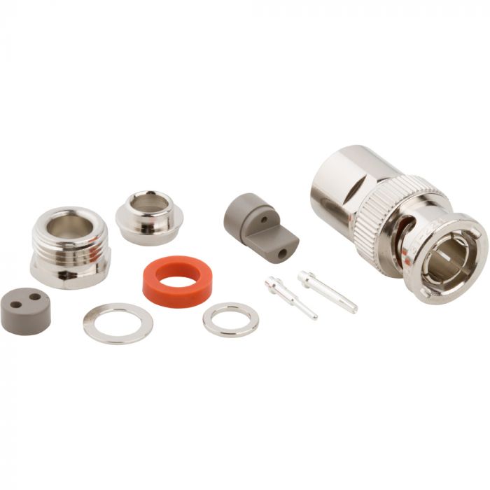 Amphenol RF Cable Male Twin Axial, Straight Body Clamp