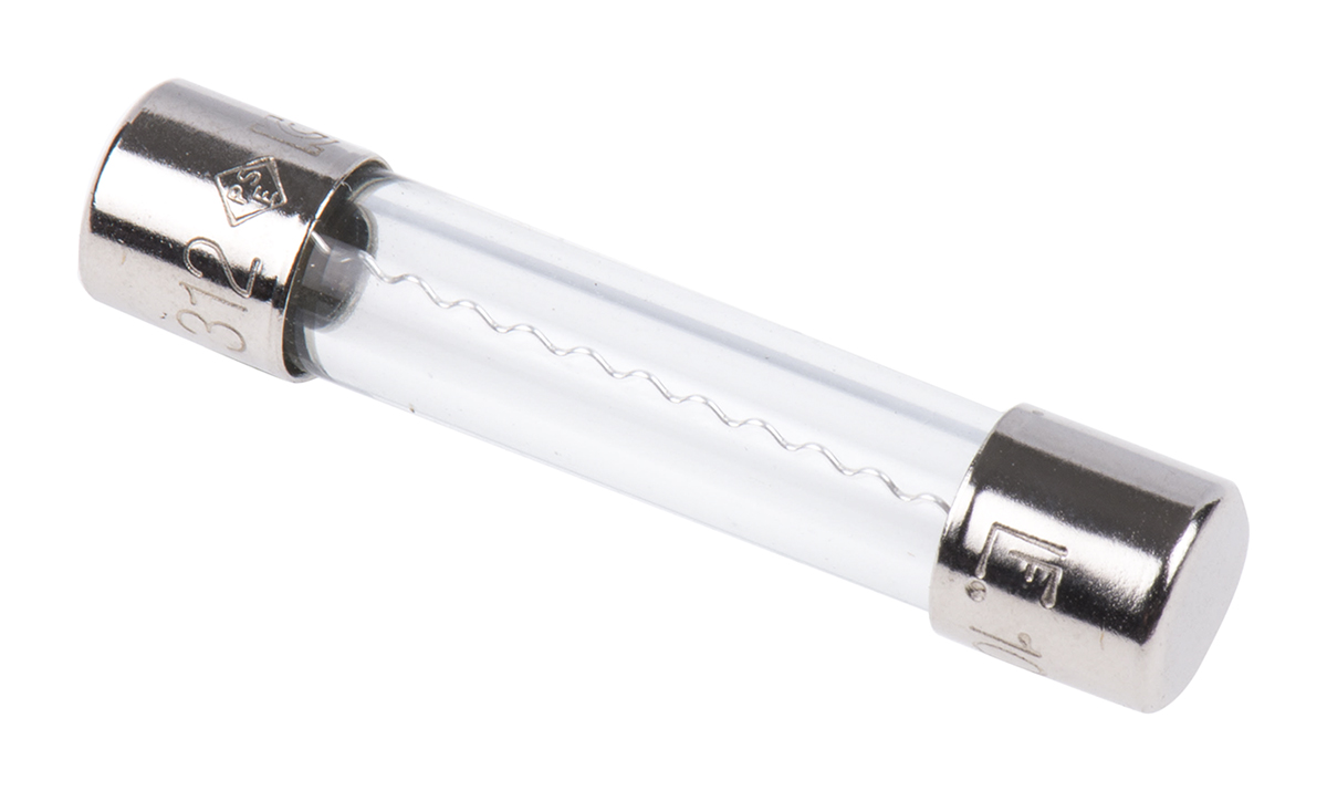 Wickmann 4A T Glass Cartridge Fuse, 6.3 x 32 mm