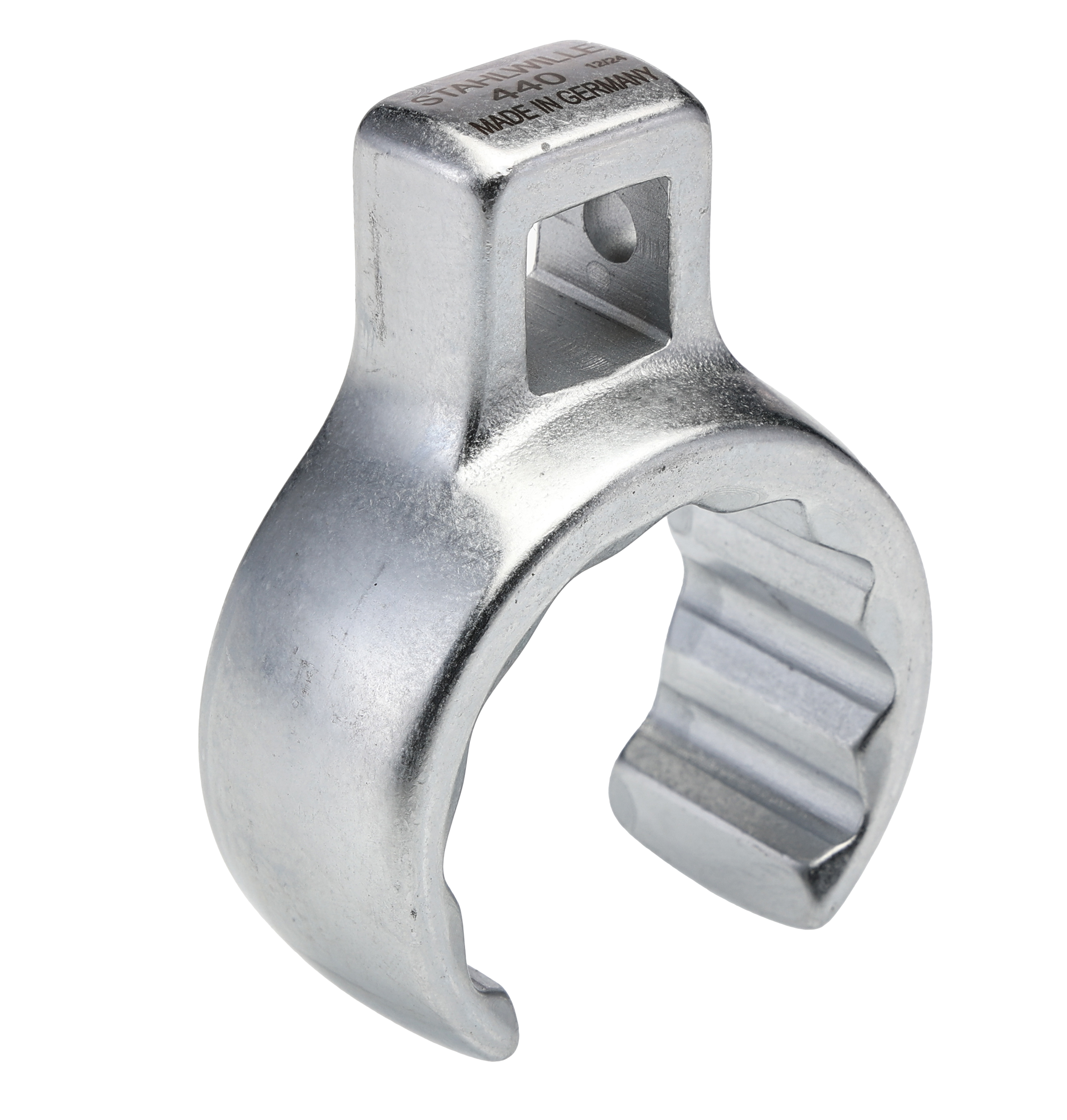 03190036 STAHLWILLE Crow Foot Crow Ring Spanner, 24 x 27 mm Insert, Spanner Size 36 mm L.65 mm, Chrome Finish