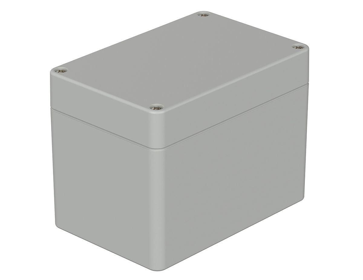 Bopla Euromas Series Light Grey ABS Enclosure, IP66 90 mm, 120 mm, 80 mm