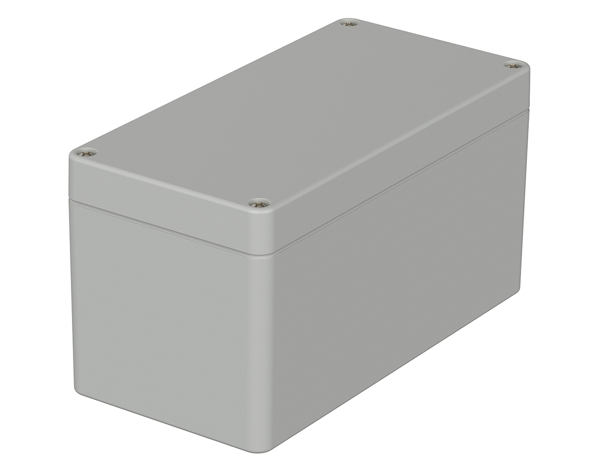 Bopla Euromas Series Grey ABS Enclosure, IP66 Flanged 85 mm, 160 mm, 80 mm