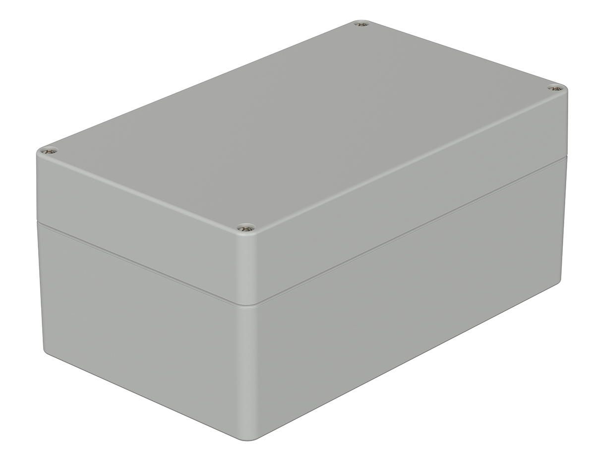 Bopla Euromas Series Light Grey ABS Enclosure, IP66 90 mm, 200 mm, 120 mm
