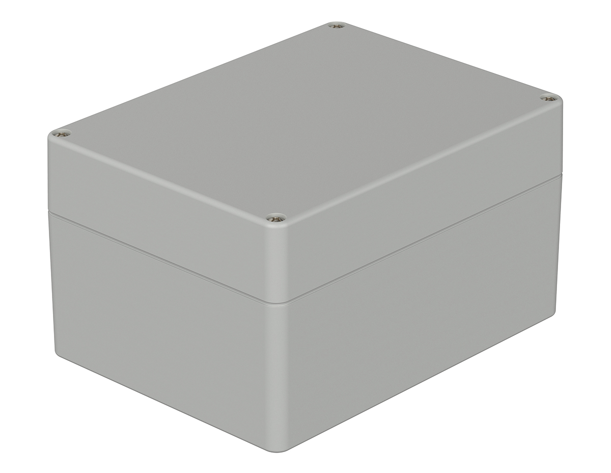 Bopla Euromas Series Grey ABS Enclosure, IP66 Flanged 90 mm, 160 mm, 120 mm