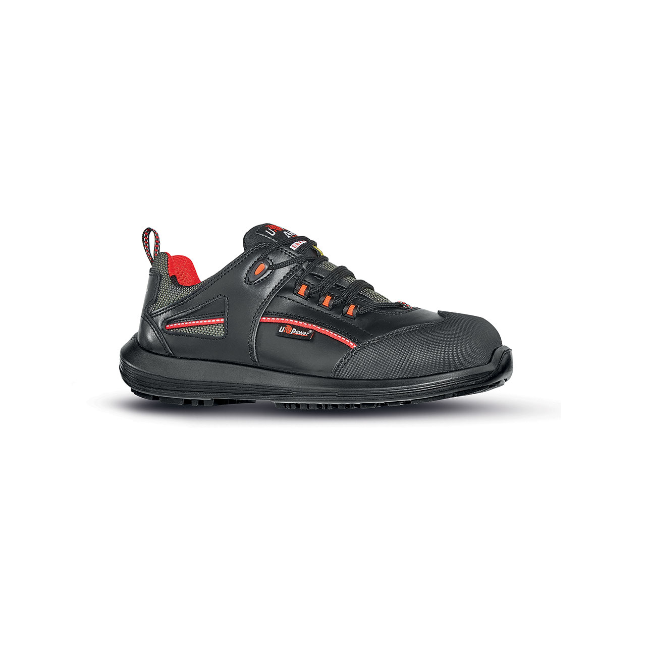 UPower Unisex Black Composite Toe Capped Safety Trainers, UK 12, EU 47