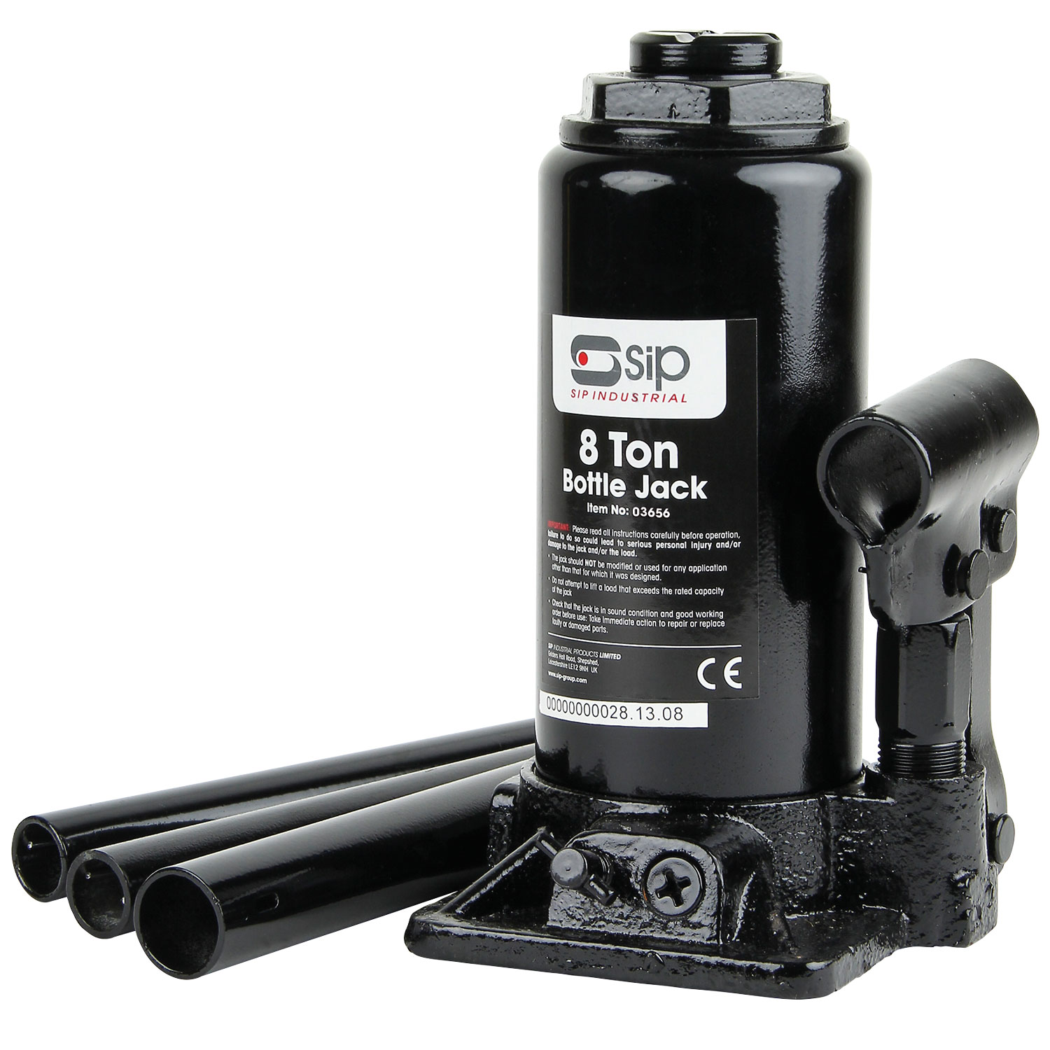 SIP Bottle Jack, 400 mm - 400 mm 8 t Load Capacity