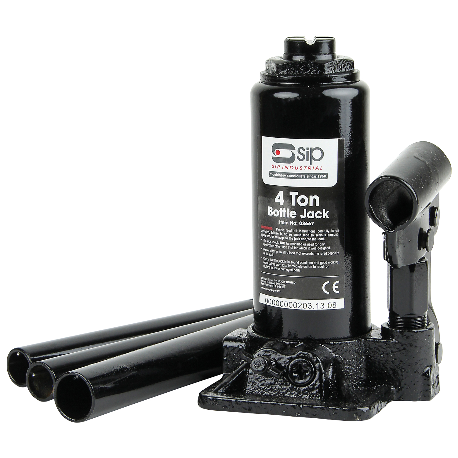 SIP Bottle Jack, 354 mm - 354 mm 4 t Load Capacity