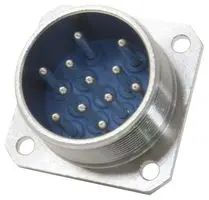 Jaeger Circular Connector, 12 Contacts, Panel Mount, Standard Connector, Male, IP50, IP54