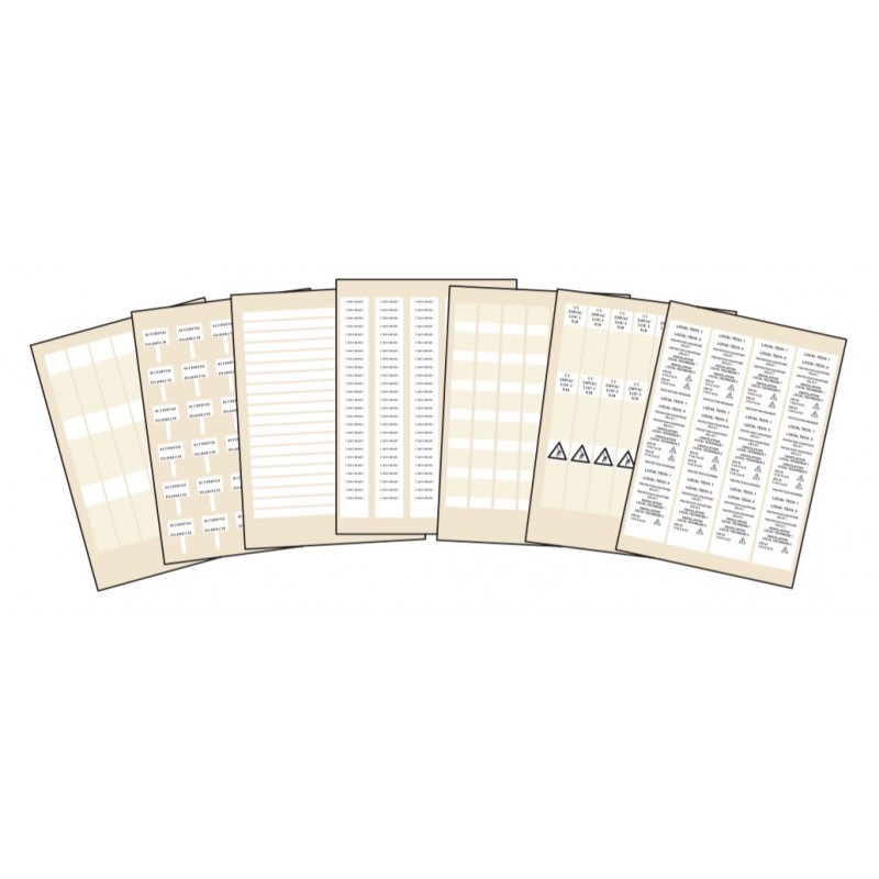 Legrand on White Label Printer Label, 11 mm Length, 25 mm Width, 25 mm Label Length, 11 mm Label Width