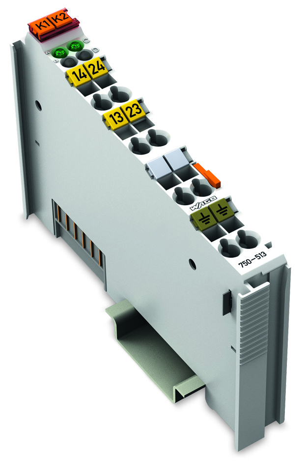 WAGO 750 Series PLC I/O Module for Use with Resistance Sensors, 5 V Supply, Relay Output, 2-Input, Digital Input