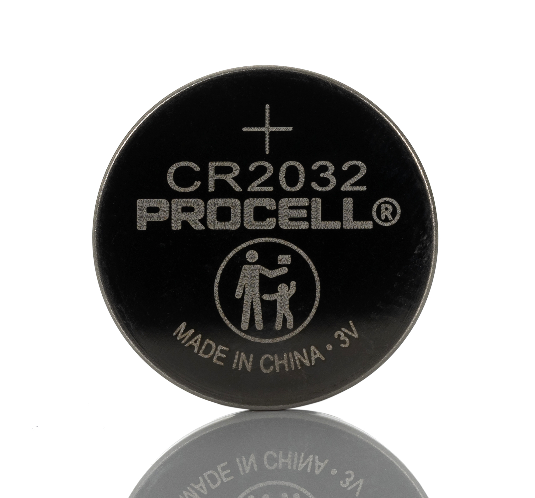 pc2032 Duracell Procell CR2032 Button Batteries, 3V, 20mm Diameter, 5 Pack
