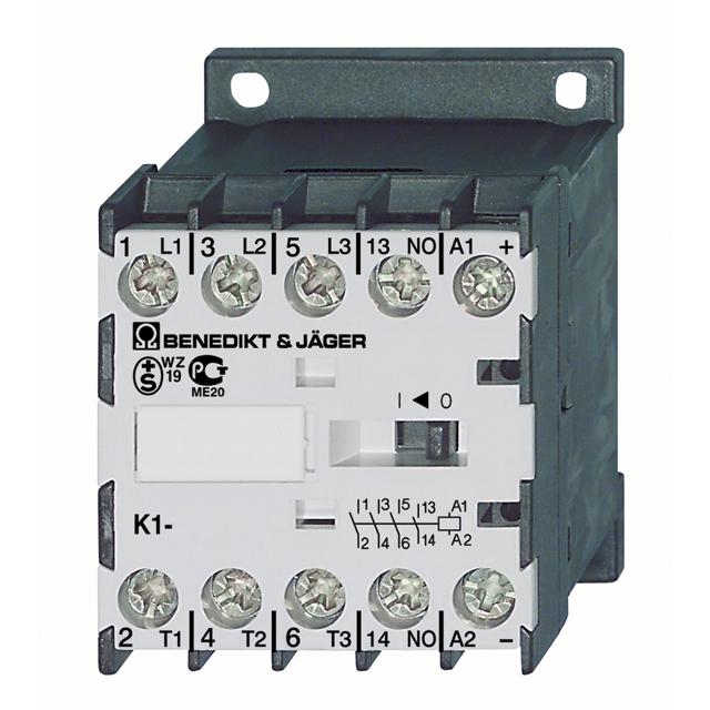 Benedict GmbH K1-12D10 =12, Mini Contactor, Chassis Mount, 12VDC Coil