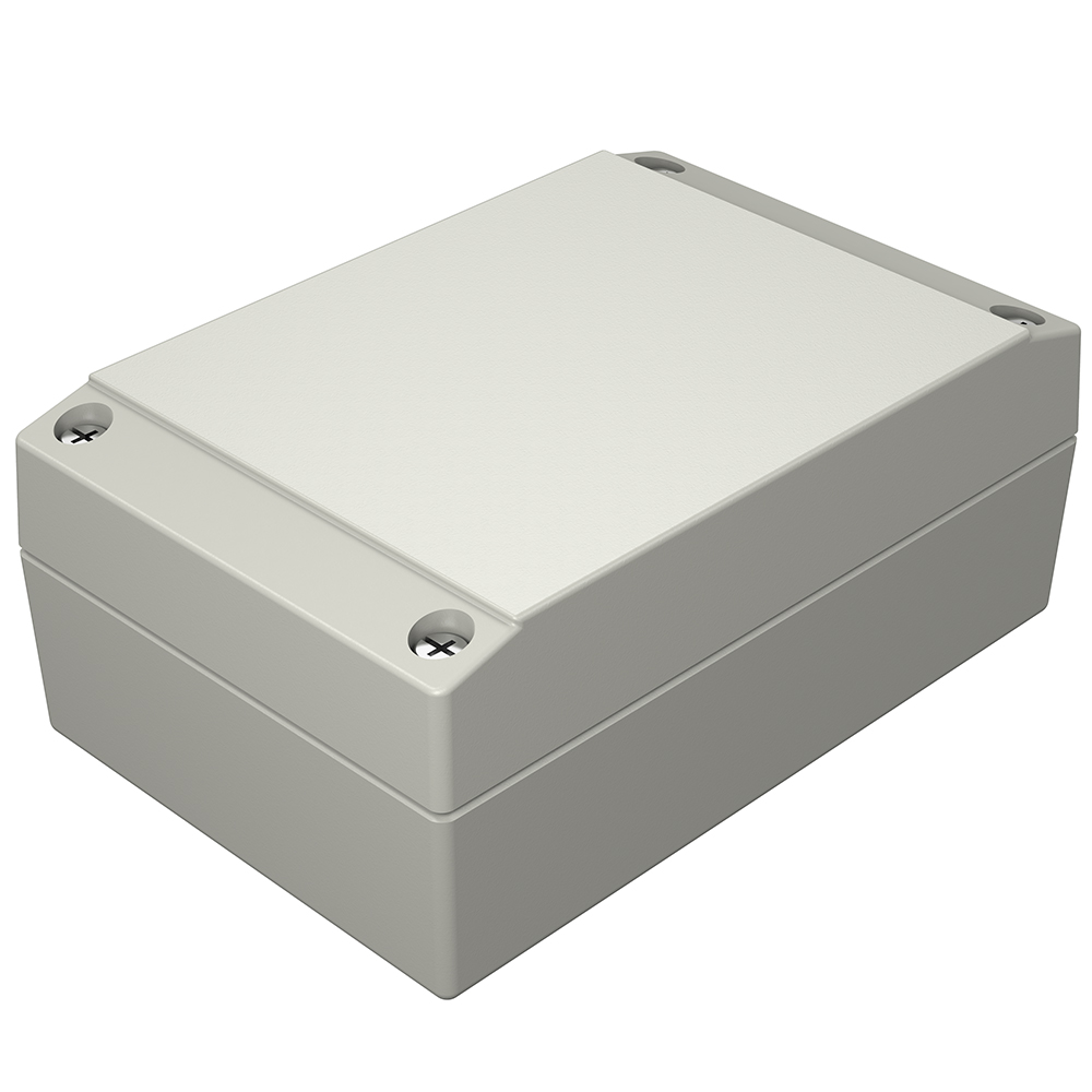 Rose Aluform Series Grey Die Cast Aluminium Enclosure, IP66, IK09 120 mm, 120 mm, 80 mm