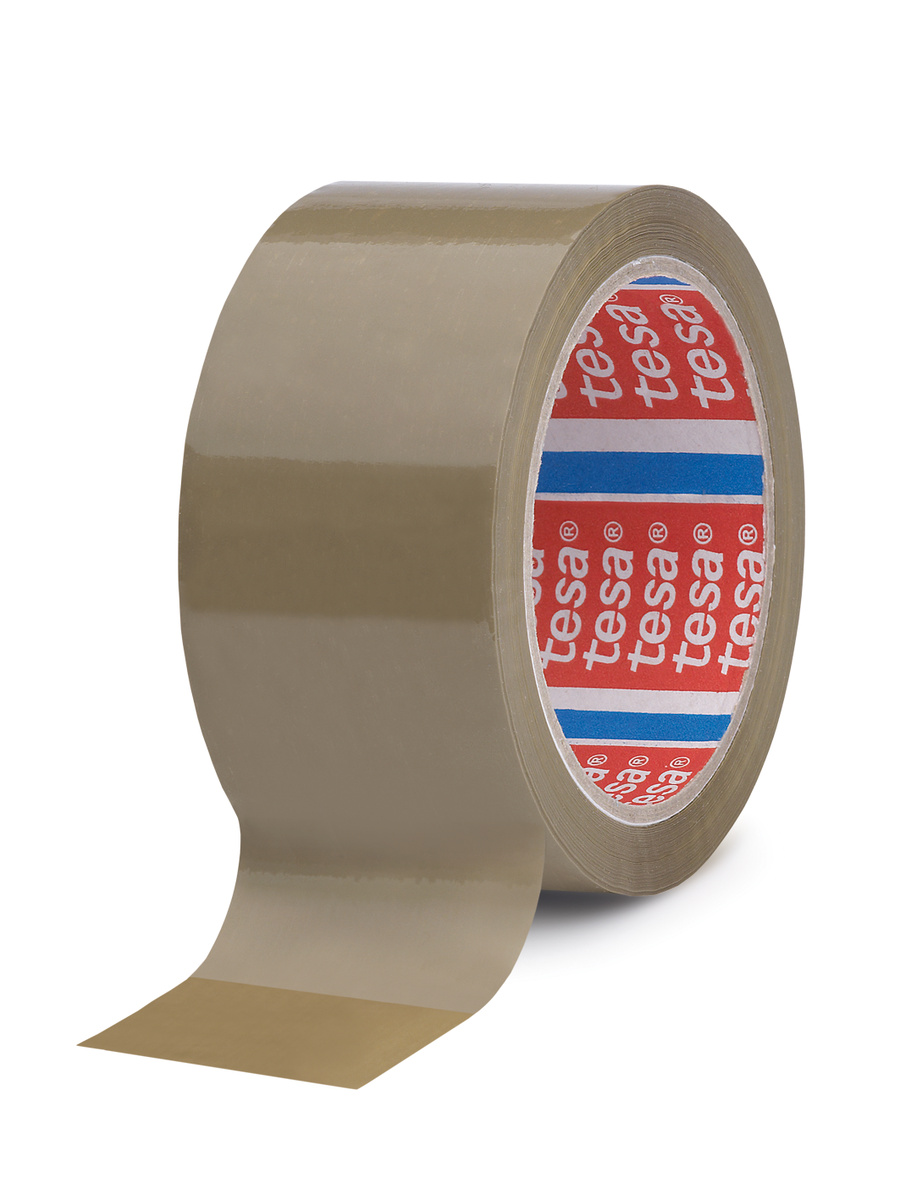 Tesa Brown 4089 Packing Tape, 100 m  x  50mm