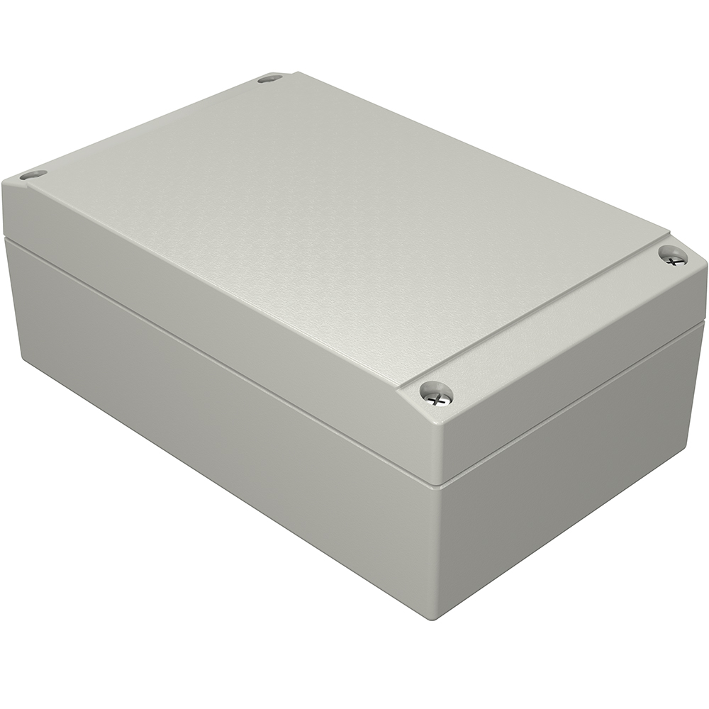 Rose Aluform Series Grey Die Cast Aluminium Enclosure, IP66, IK09 61 mm, 160 mm, 100 mm