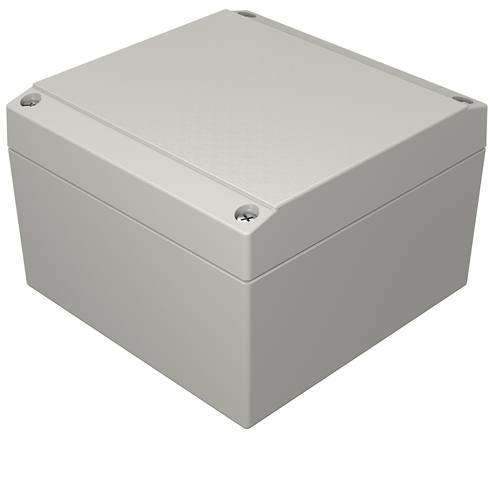 Rose Aluform Series Grey Die Cast Aluminium Enclosure, IP66, IK09 120 mm, 120 mm, 120 mm