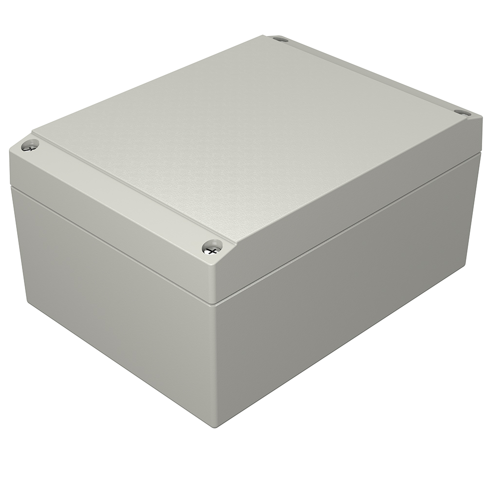 Rose Aluform Series Grey Die Cast Aluminium Enclosure, IP66, IK09 160 mm, 160 mm, 120 mm
