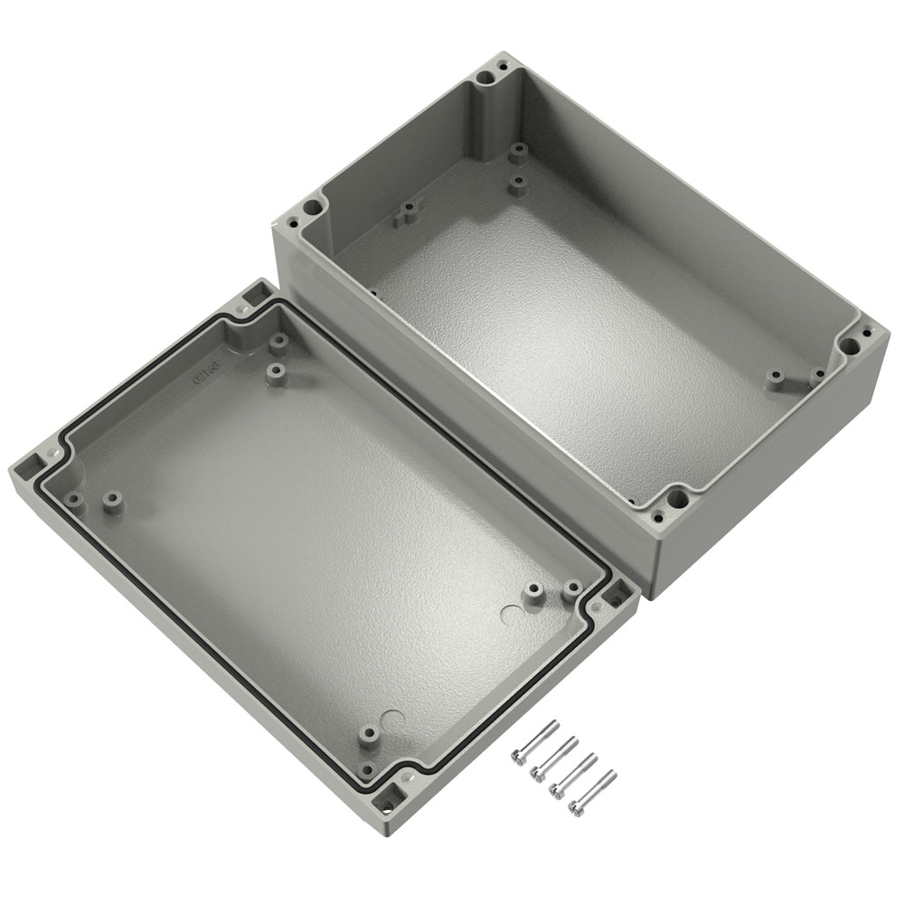 041422070 Rose Aluform Series Grey Die Cast Aluminium Enclosure, IP66, IK09 72.5 mm, 220 mm, 140 mm