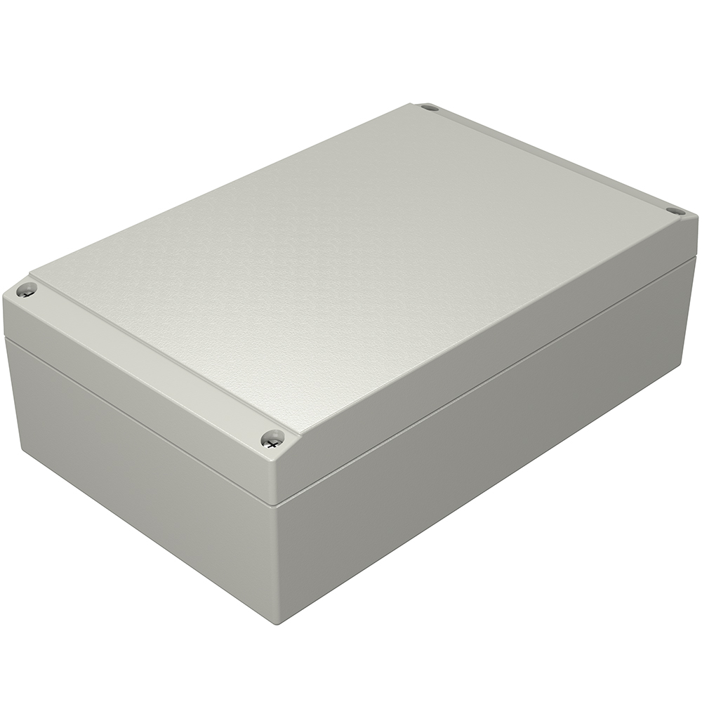 Rose Aluform Series Grey Die Cast Aluminium Enclosure, IP66, IK09 72.5 mm, 220 mm, 140 mm
