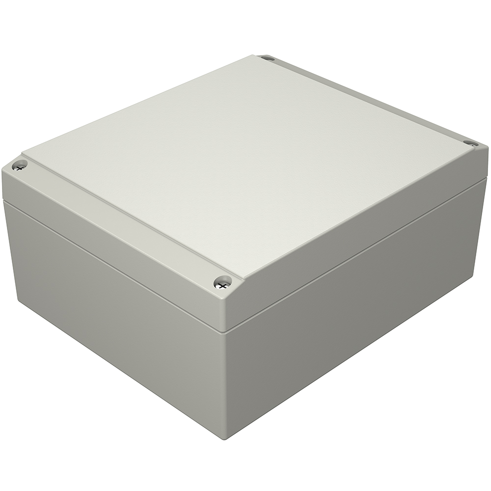Rose Aluform Series Grey Die Cast Aluminium Enclosure, IP66, IK09 180 mm, 180 mm, 150 mm