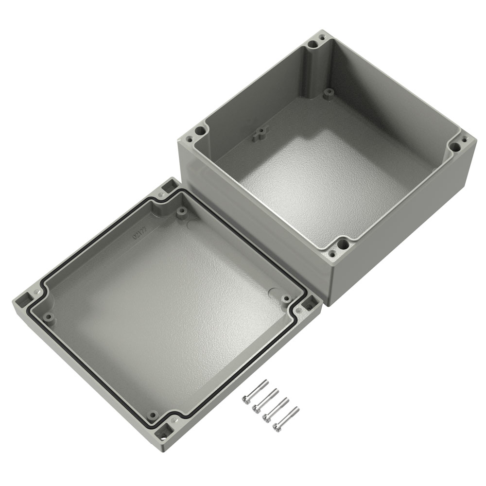 041616080 Rose Aluform Series Grey Die Cast Aluminium Enclosure, IP66, IK09 72.5 mm, 160 mm, 160 mm