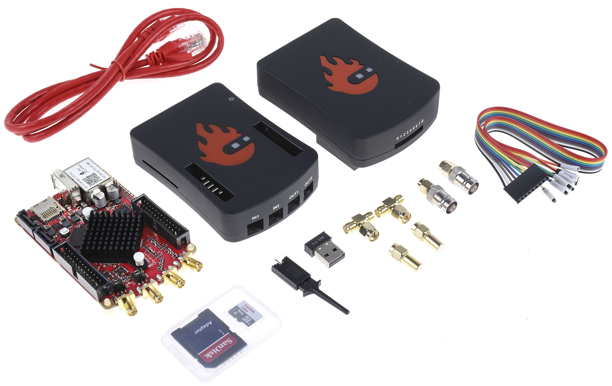 Red Pitaya STEMlab Series, 40 MHz PC Based Oscilloscope 2-Channel