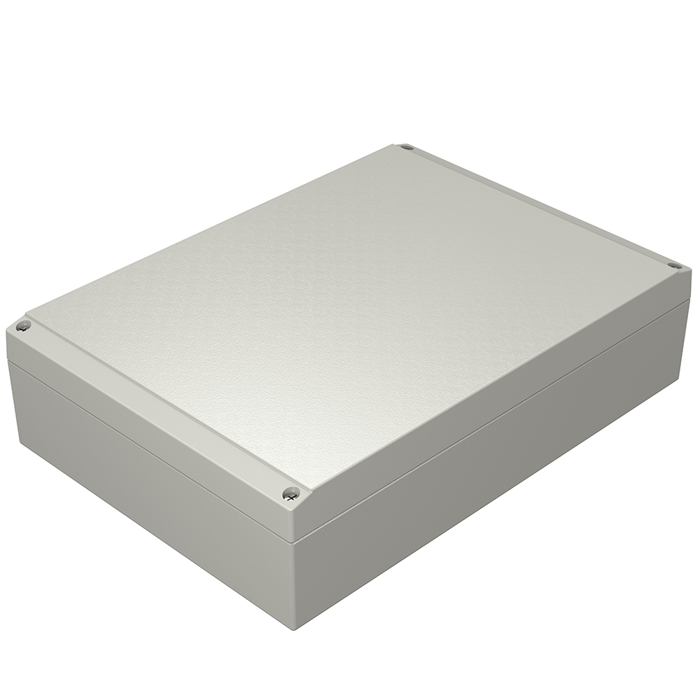 Rose Aluform Series Grey Die Cast Aluminium Enclosure, IP66, IK09 280 mm, 280 mm, 200 mm