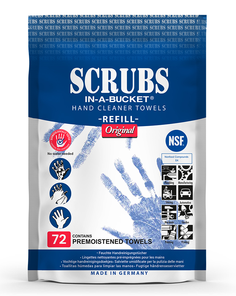 SCRUBS® SCRUBS REFILL Wet Cleaning, Bag of 72 Per Pack