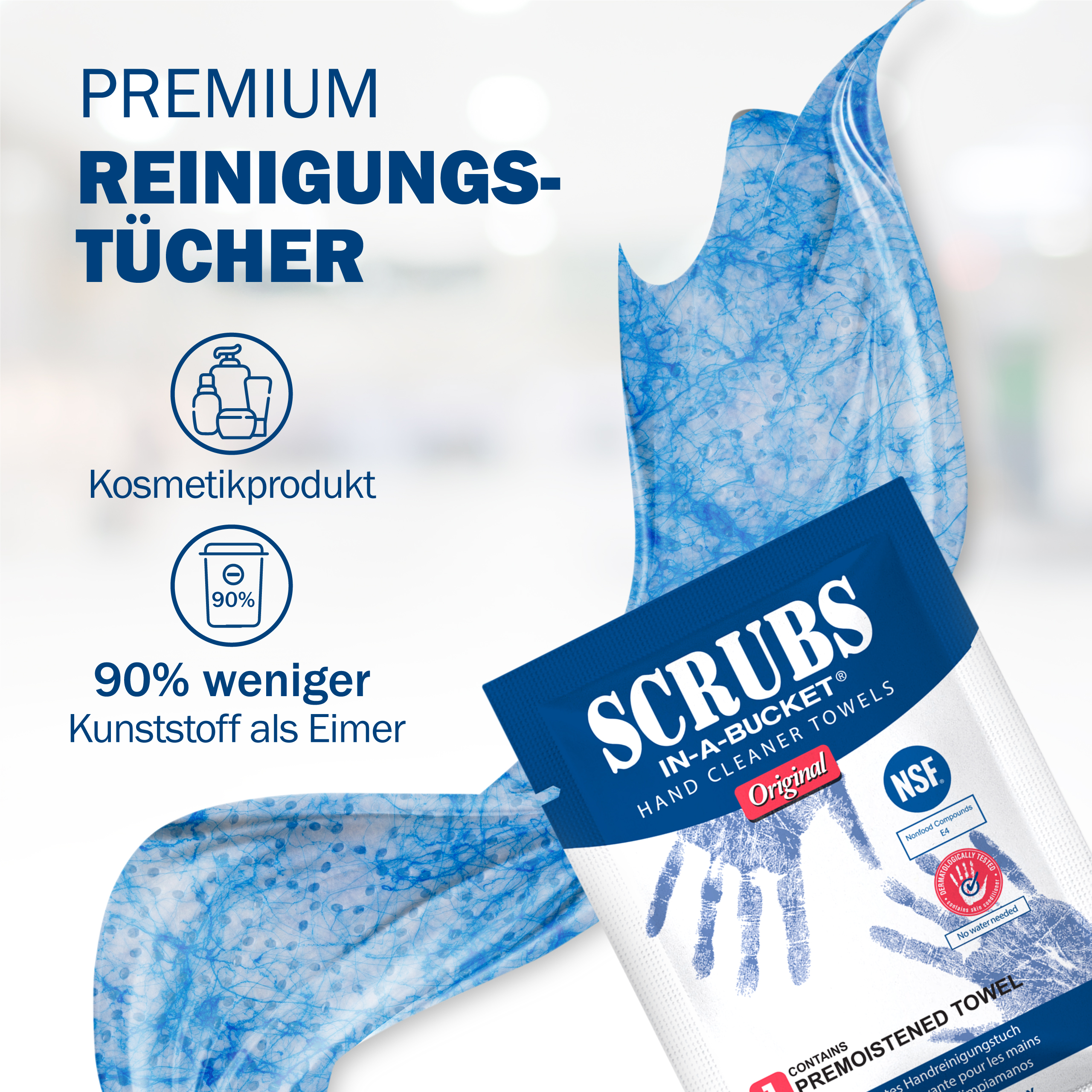 042270 SCRUBS® SCRUBS REFILL Wet Cleaning, Bag of 72 Per Pack