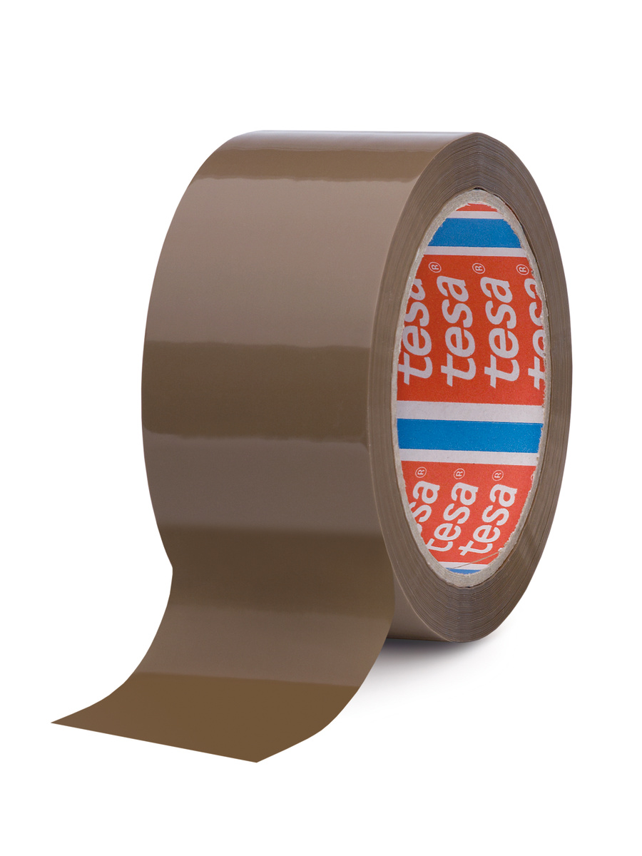 Tesa Brown 4280 Packing Tape, 66 m  x  48mm