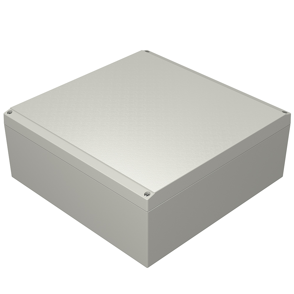 Rose Aluform Series Grey Die Cast Aluminium Enclosure, IP66, IK09 280 mm, 280 mm, 280 mm