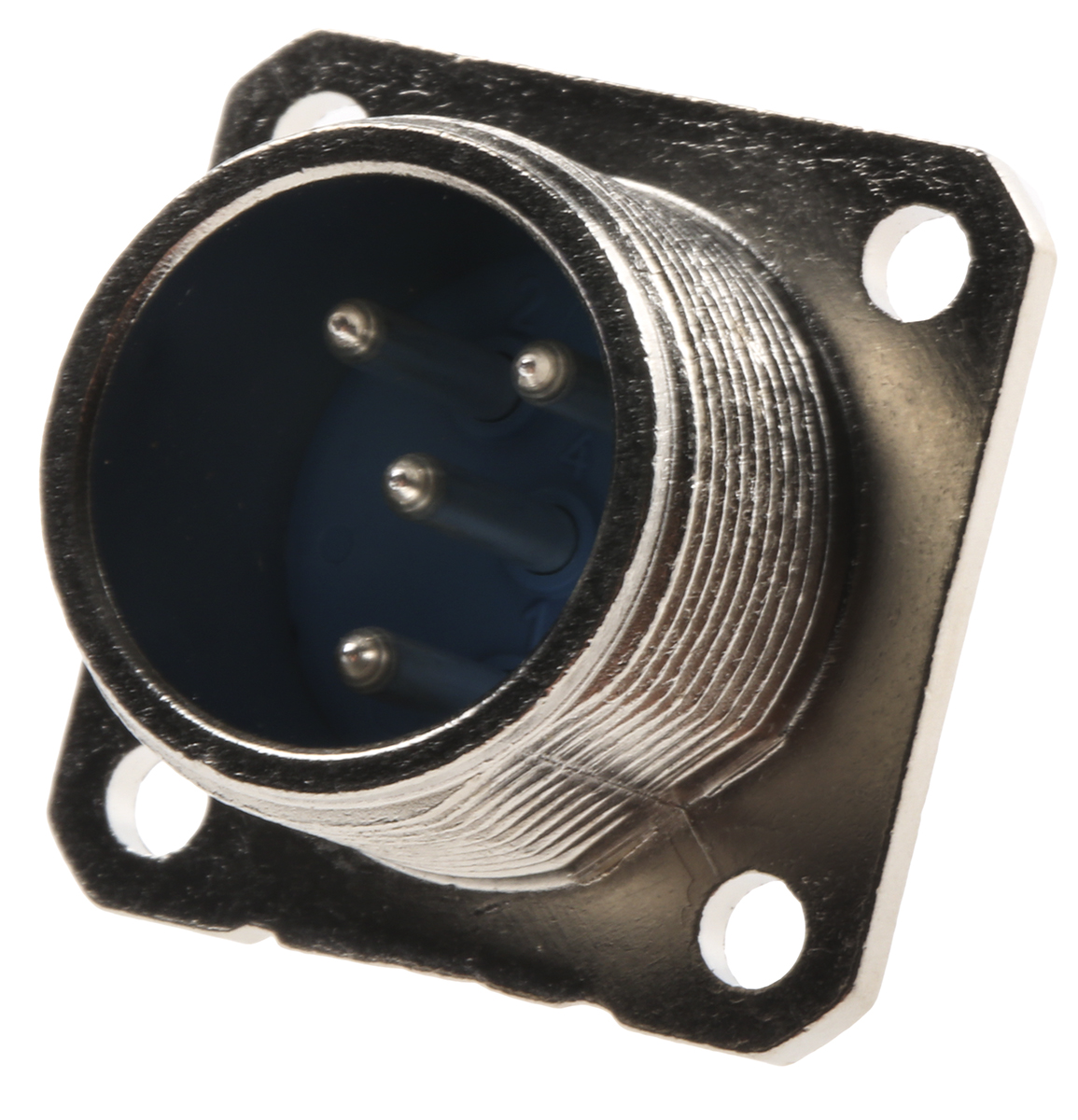Jaeger Circular Connector, 4 Contacts, Panel Mount, Standard Connector, Male, IP65