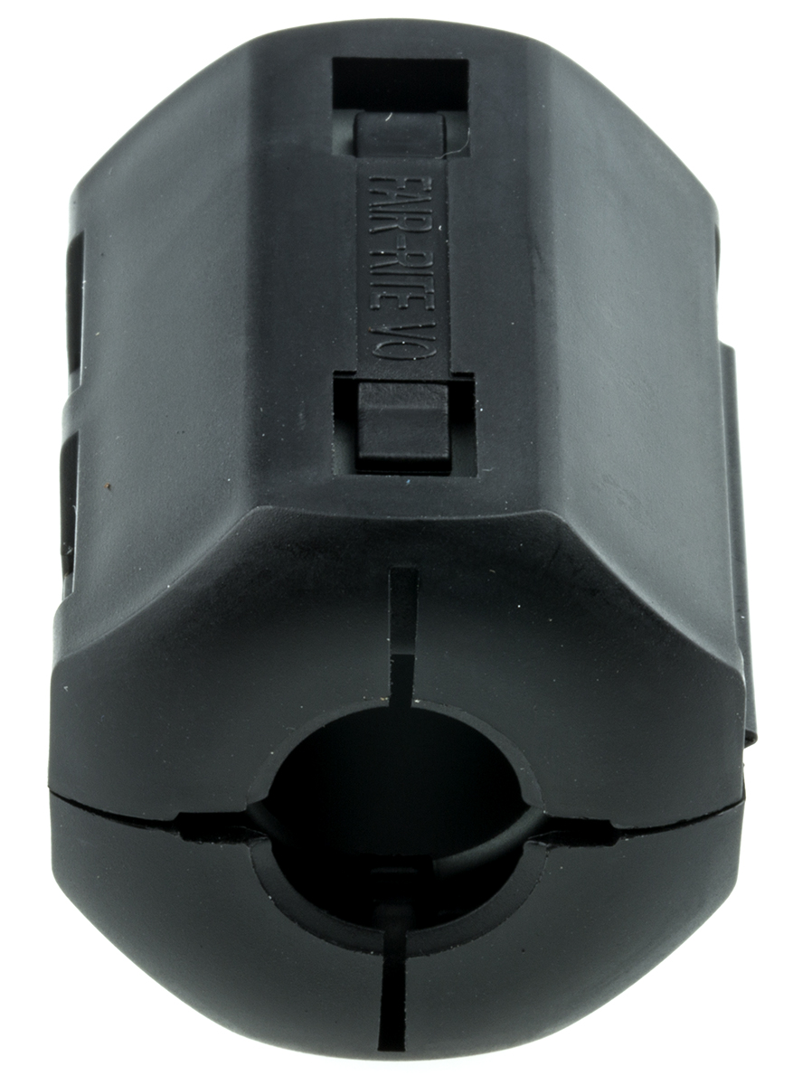 0431164181 Fair-Rite Openable, Diameter 13.05 mm Ferrite Core, Apertures: 1 15.25 mm 39.4 mm 31 mm, For EMI Suppression