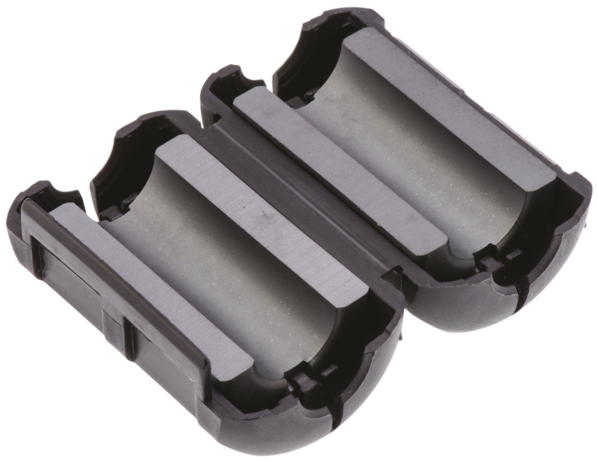 Fair-Rite Openable, Diameter 10.15 mm Ferrite Core, Apertures: 1 11.7 mm 39.4 mm 23.7 mm, For EMI Suppression