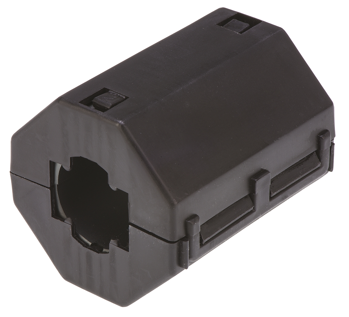 Fair-Rite Openable, Diameter 18.35 mm Ferrite Core, Apertures: 1 19.15 mm 47.5 mm 38.6 mm, For EMI Suppression