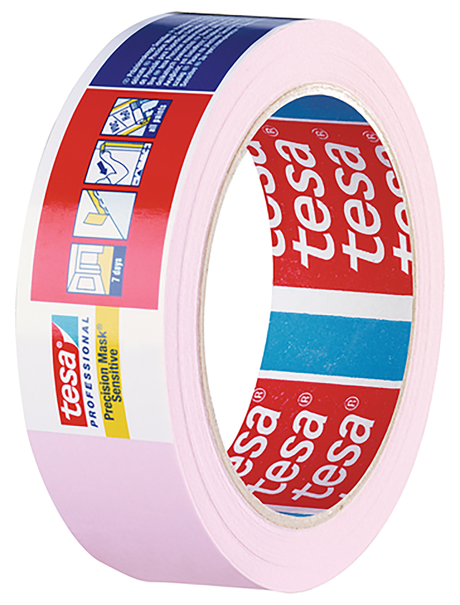 Tesa 4333 Pink Tesa 4333 PV1 Precision Mask Sensitive Masking Tape 19mm x 50 m