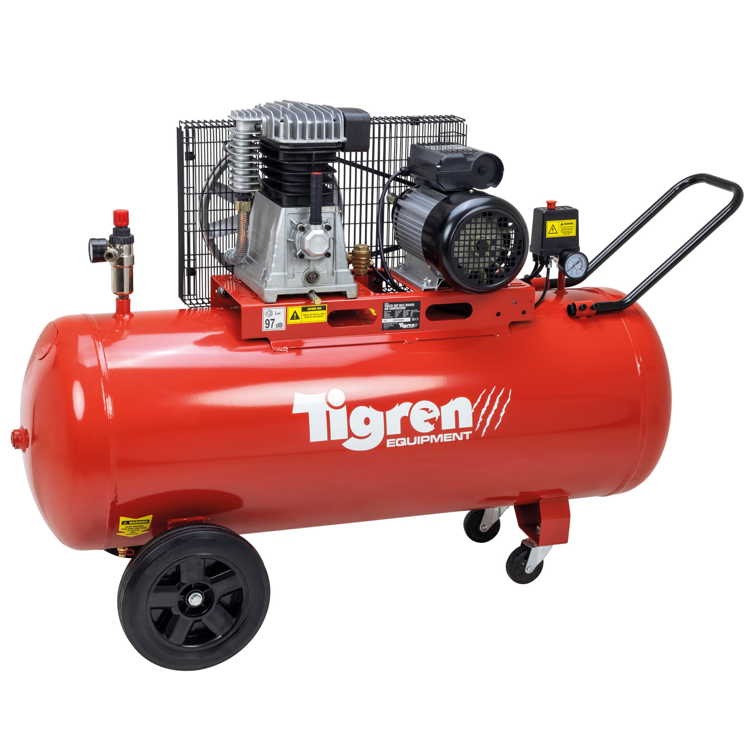 SIP 3 HP Air Compressor, 150 psi, 75 kg, 150 L