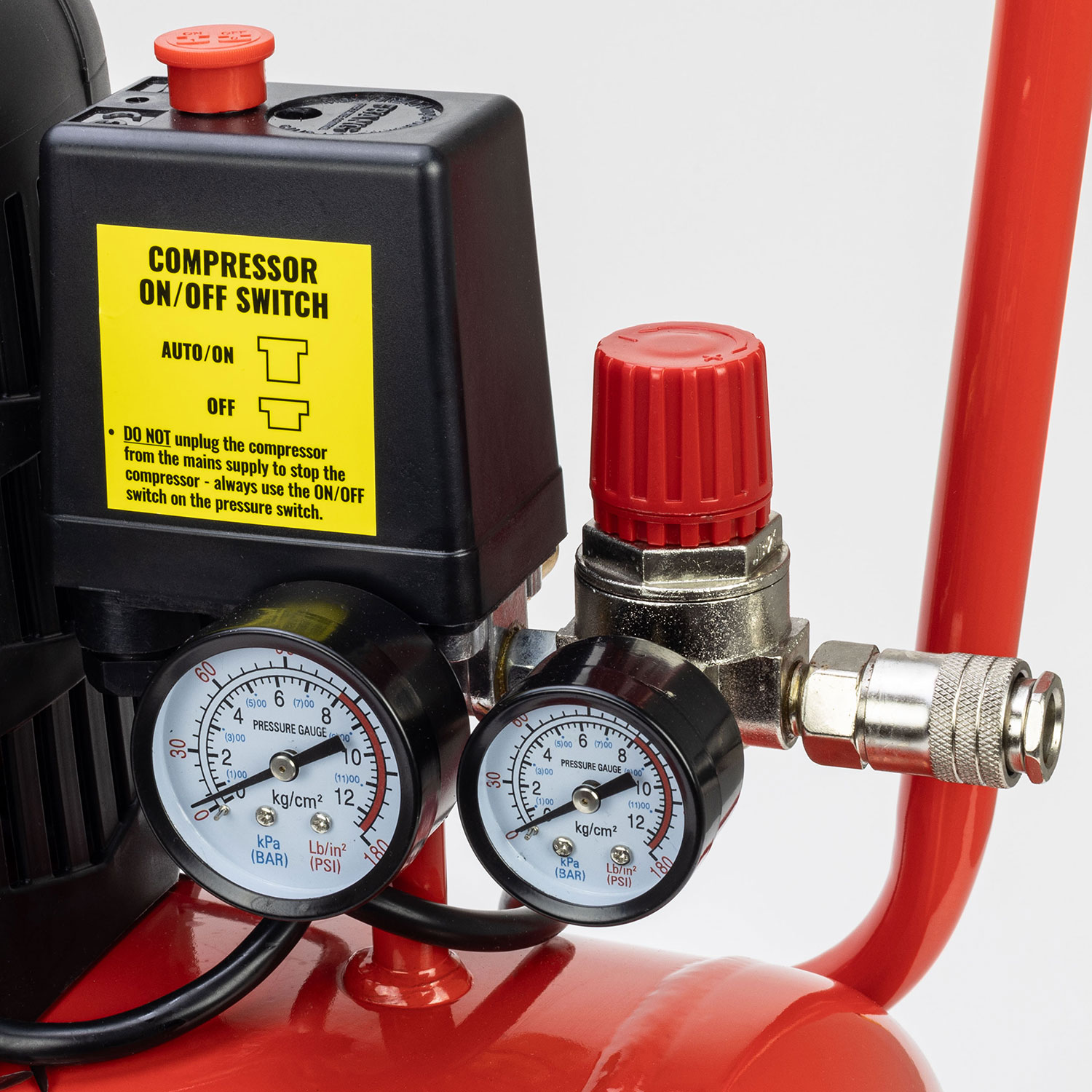 04397 SIP 2 HP Air Compressor, 116 psi, 22 kg, 24 L