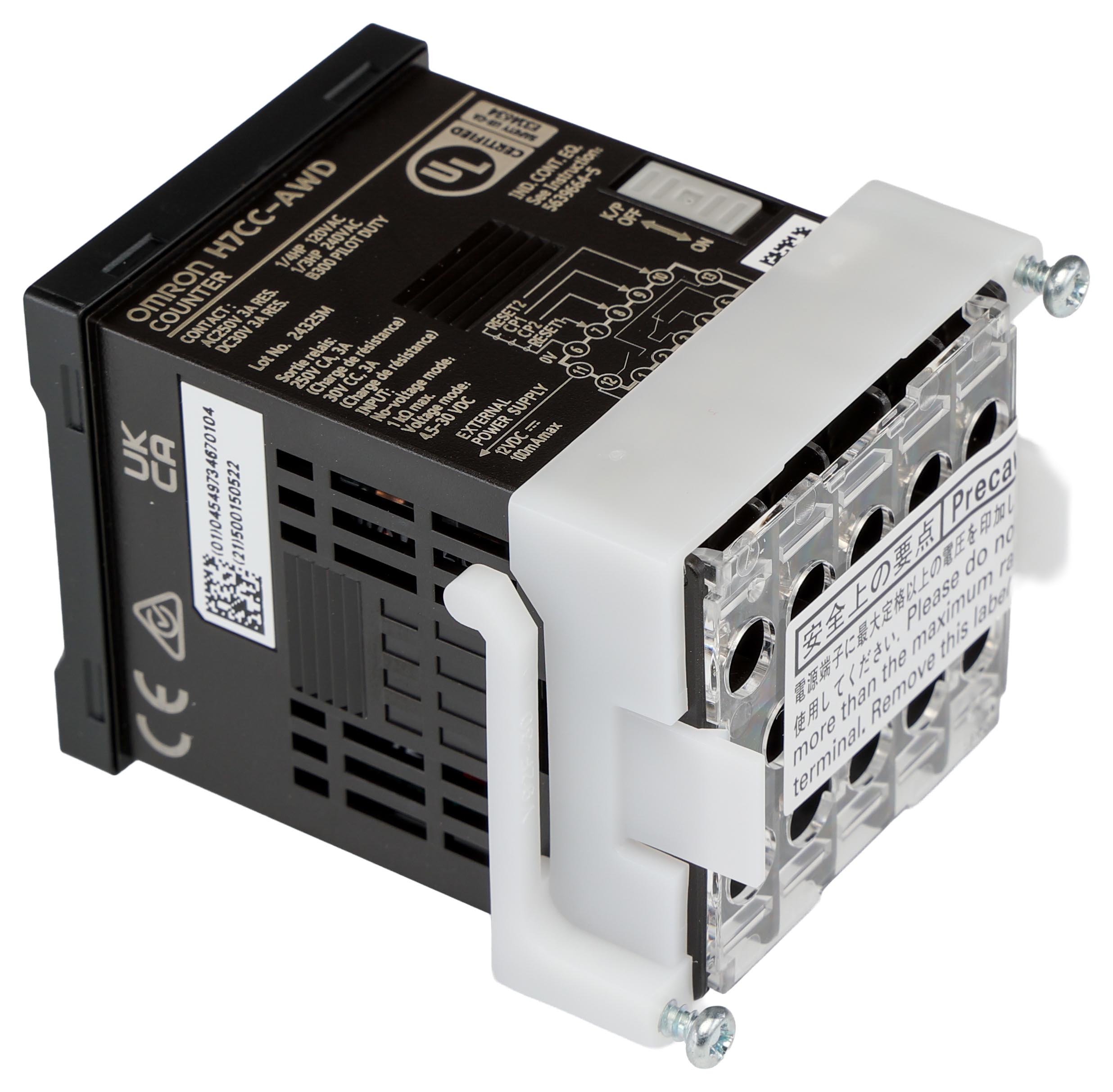 h7cc-awd Omron Counter, 6 Digit LCD, 50 → 60Hz, 12 → 48 V dc, 24 V ac