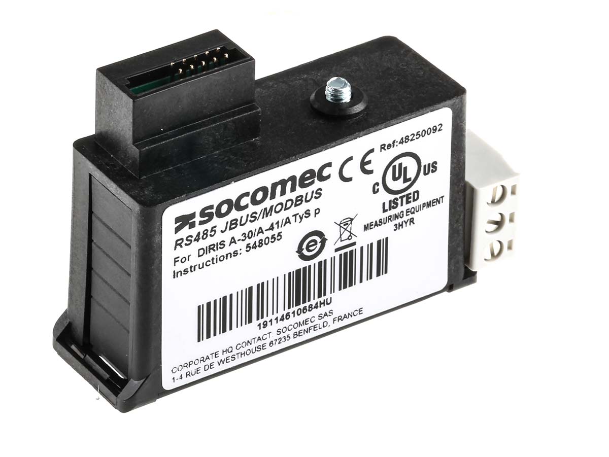 Socomec PLC Expansion Module For Use With DIRIS A40, DIRIS A41