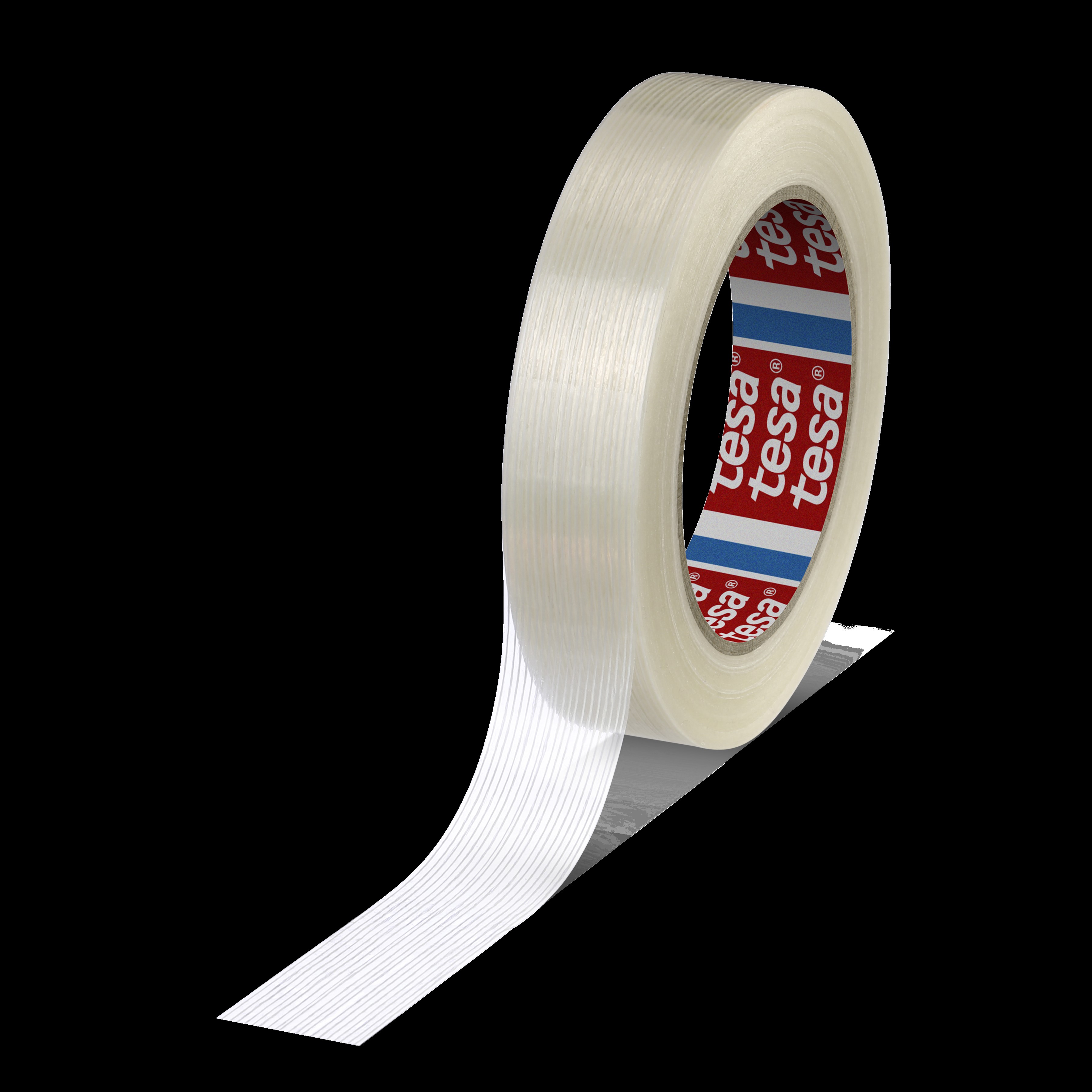 Tesa Transparent 4590 Strapping Tape, 50 m  x  25mm