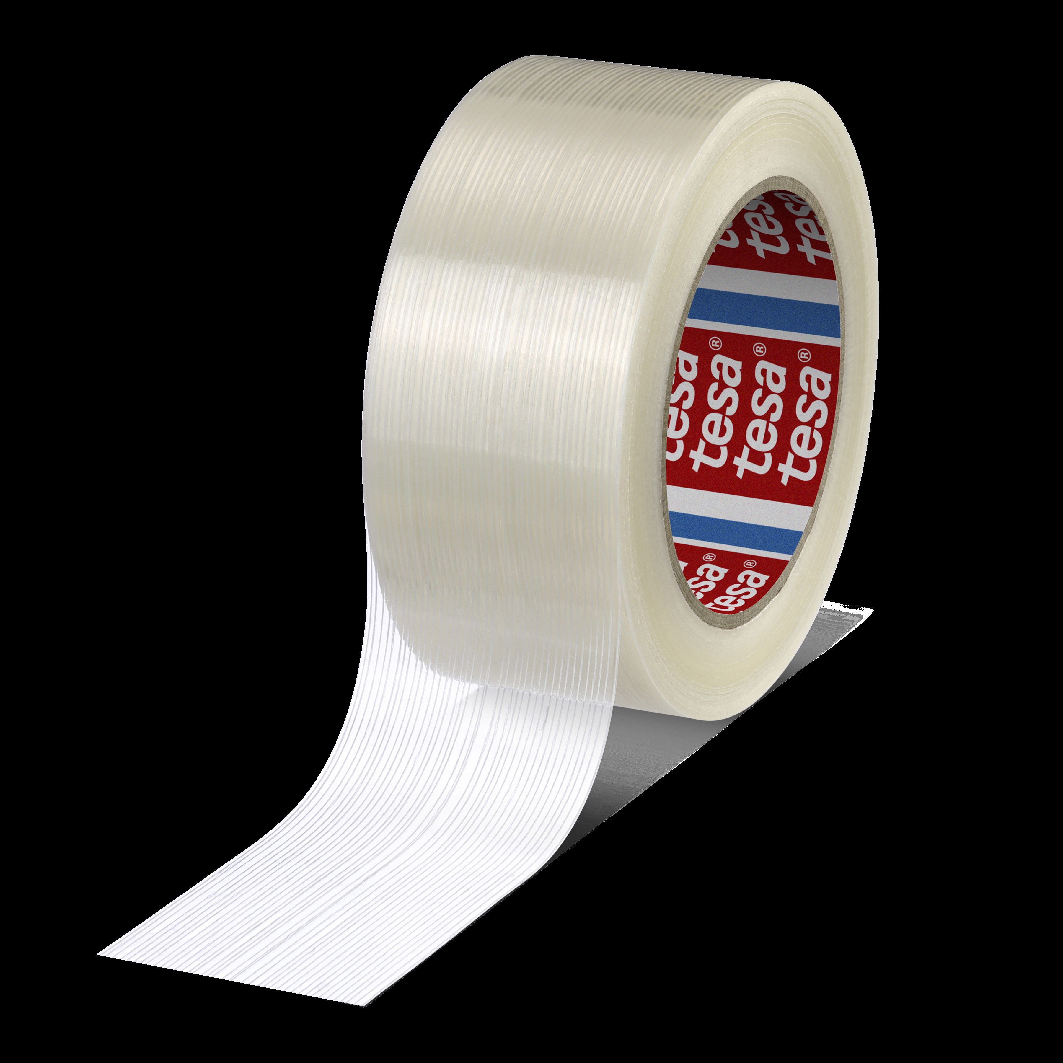 Tesa Transparent Tesa 4590 Strapping Tape, 50 m  x  50mm