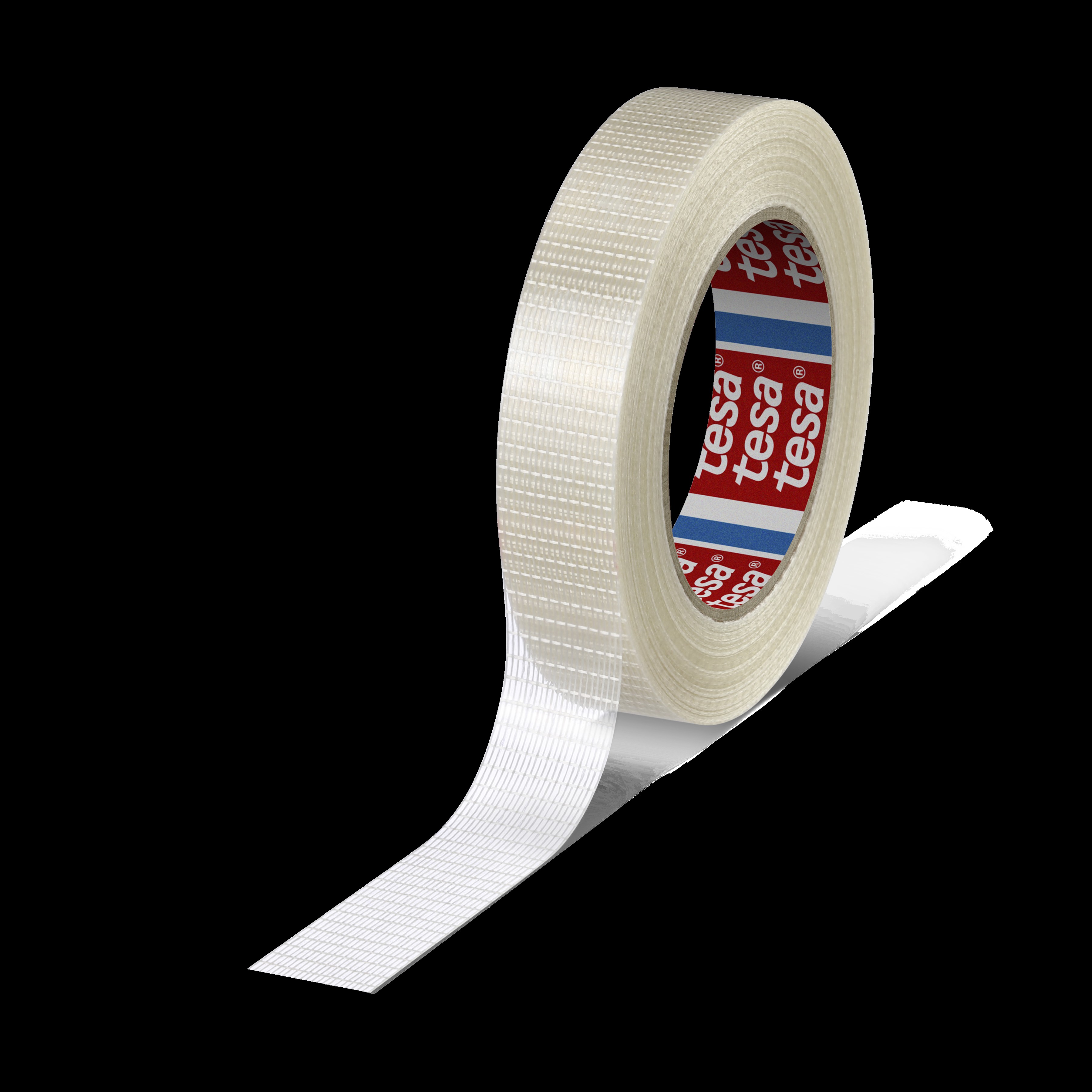 Tesa Transparent 4591 Strapping Tape, 50 m  x  25mm
