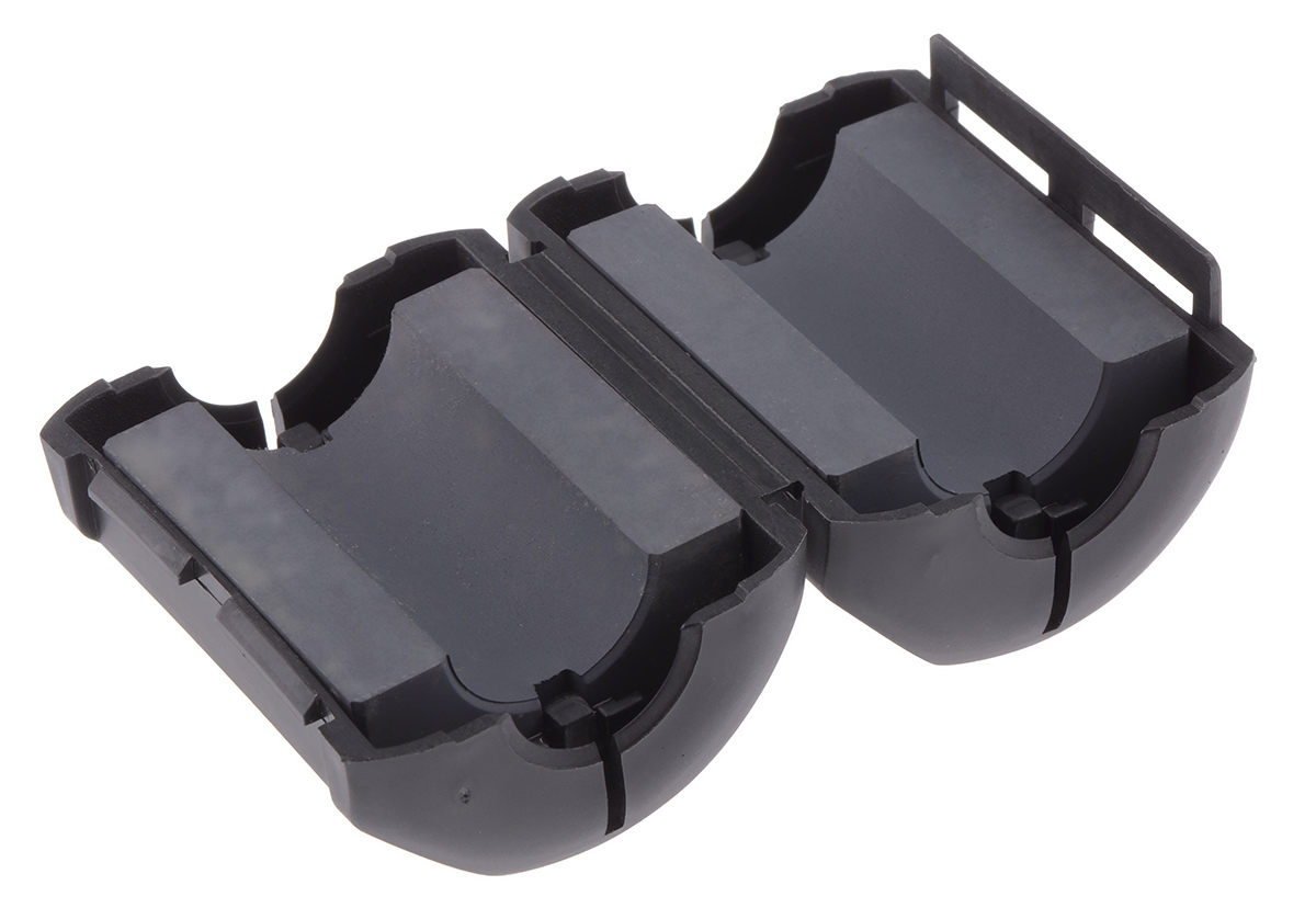 Fair-Rite Openable, Diameter 13 mm Ferrite Core, Apertures: 1 39.4 mm 30.5 mm 31 mm, For EMI Suppression