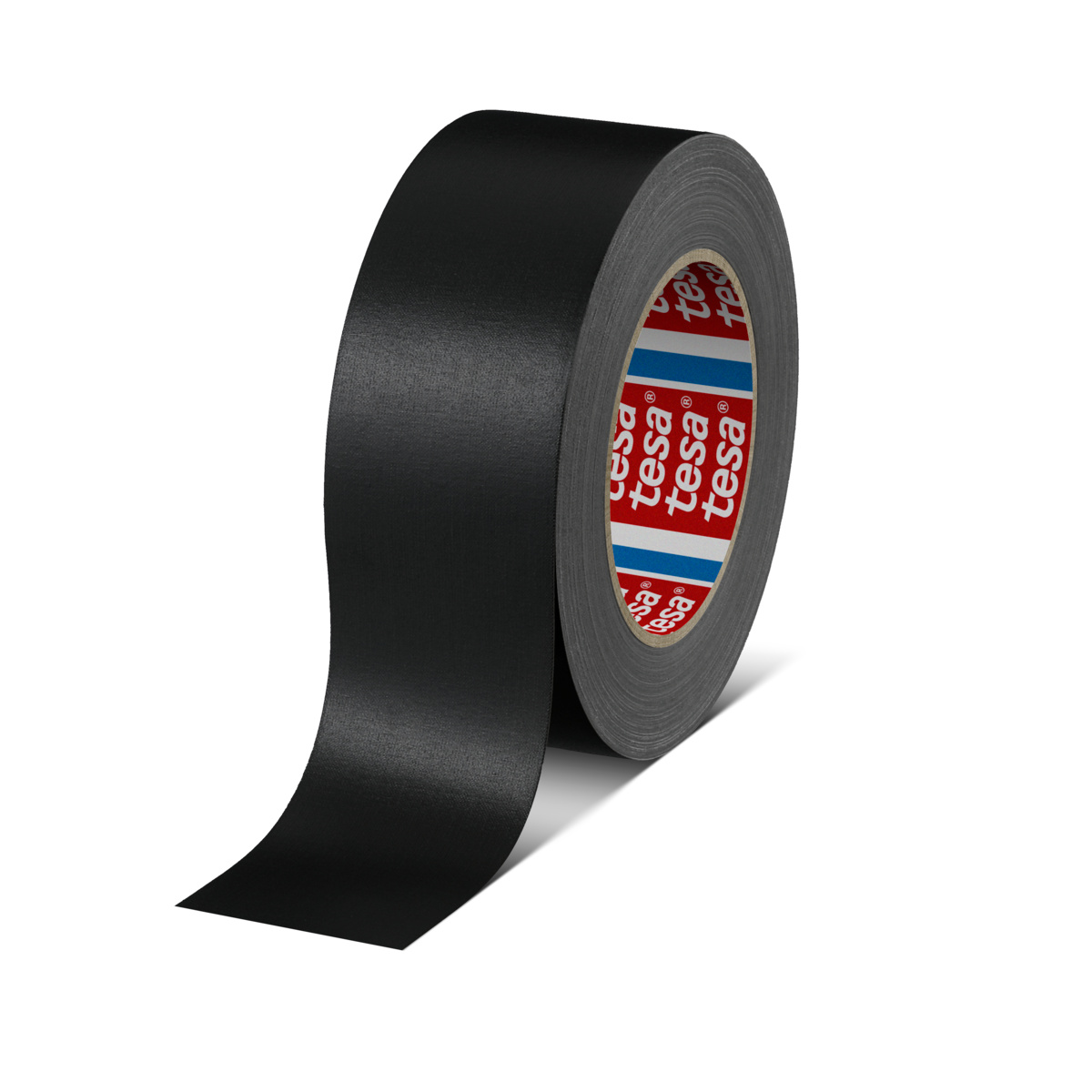 Tesa Tesa 4651 Cloth Tape, 25 m x 50mm, Black, Acrylic Coated Finish
